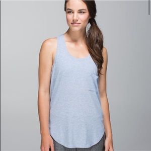 Lululemon Yogi Racerback - Heathered Lullaby